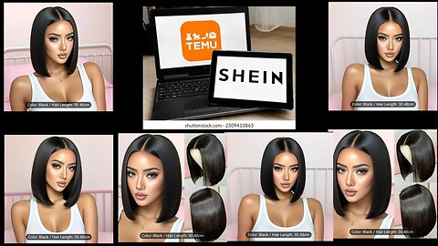 Women's Elegant Straight Bob Wig - Natural Look Short Black Hair with Heat-Resistant Synthetic Fiber