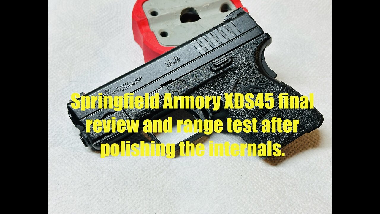 Springfield Armory XDS45 3.3 .45 ACP - final review after firing range. Includes shooting video.