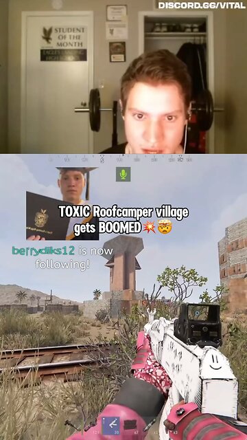 Toxic roofcamper learns a lesson