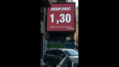 Unemployment is up, what's down is just morale