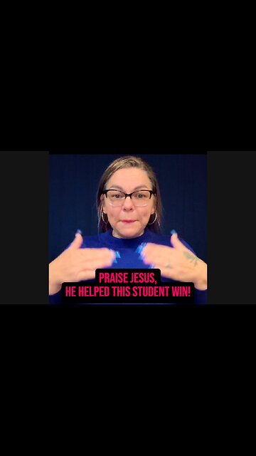 🚨 Praise Jesus, He Helped Student Win Court 😱 #deaf #asl #signlanguage
