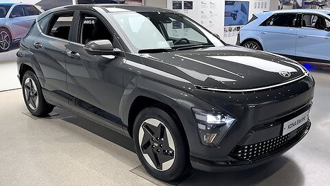 2025 Hyundai Kona Electric Exterior and Interior Walkaround
