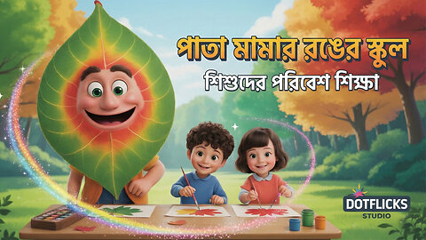 পাতা মামার রঙের স্কুল 🌿🎨 | Pata Mama’s School of Colors | Kids Animated Story about Seasons & Change