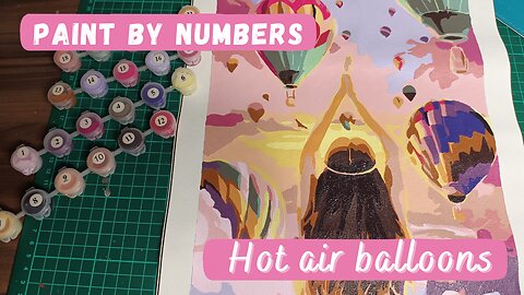 Paint-by-numbers: Hot Air Balloons