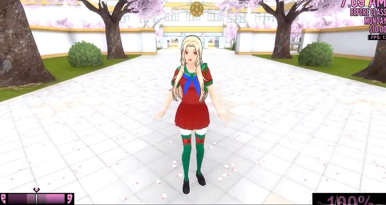 Play as Christmas Morella | Yandere Simulator [Reupload]