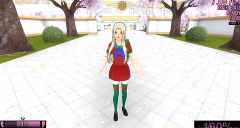 Play as Christmas Morella | Yandere Simulator [Reupload]