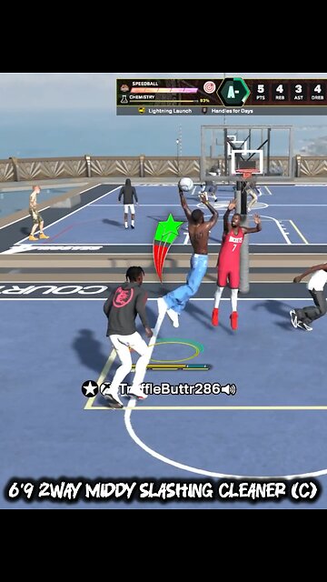 Nasty Dunk For Game Point #dunk #fyp #basketball #gamer #nba2k26