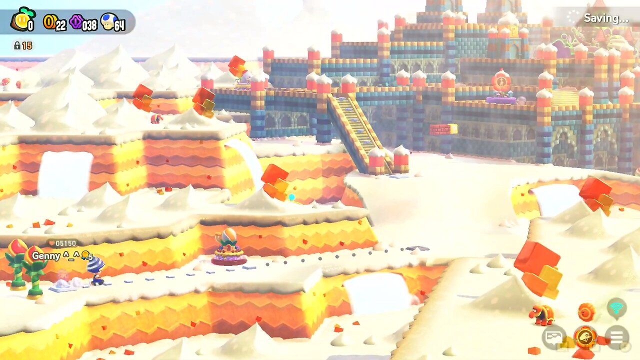 Super Mario Bros. Wonder (World 4 Sunbaked Desert)