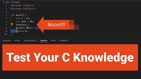 How Well Do You Know C? C Programming language Quiz - With Explanation