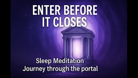 Enter Before It Closes-Final Hours of the Strawberry Moon Portal 🌕 Sleep Meditation to Manifest