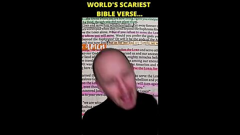 Most scared BIBLE verses