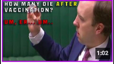 "Hancock in Distress as MPs Question Vaccination Death Toll"