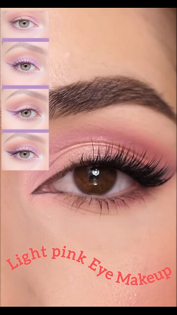 Light Pink Eye Makeup