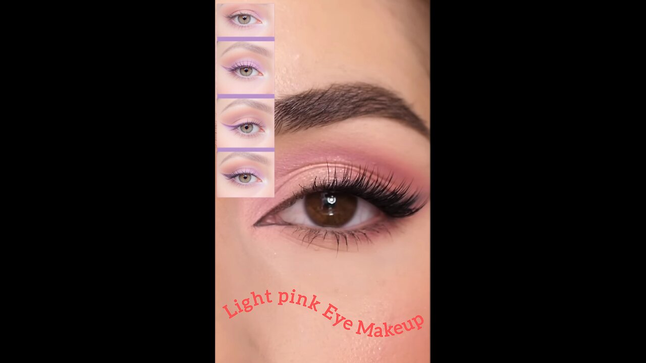 Light Pink Eye Makeup