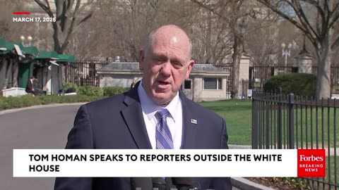 🍀Border Czar Tom Homan Defends Deporting Terrorists