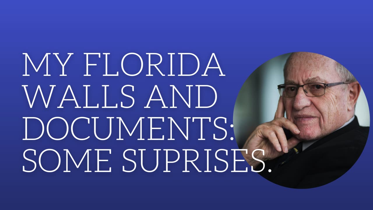 My Florida walls and documents: some surprises.