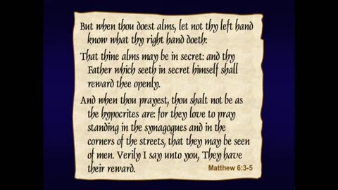 Matthew (Session 5) Chapters 6-7