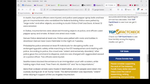 Violent Anti-ICE protests Spring Up in Cities Nationwide