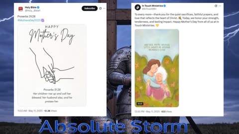 Absolute Storm: Ep. 22 - 7:30pm - 5/11/25 - Pope Takes|ECW|AF1 News|Armor Of God