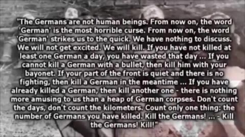 The Jewish Final Solution to Germans and Other Gentiles