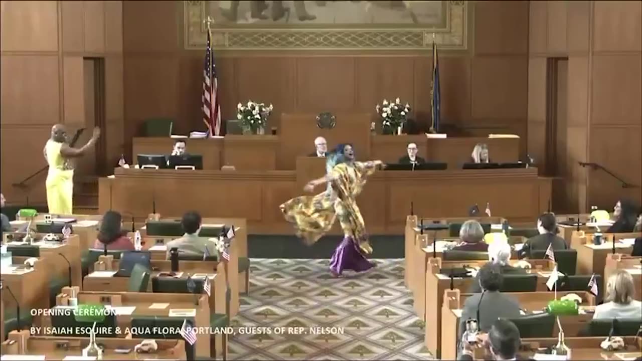 Oregon House of Representatives… a drag show on the House floor