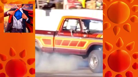 Epic Ford Truck Burnout Turns into a Destructive Disaster! 🚨💥