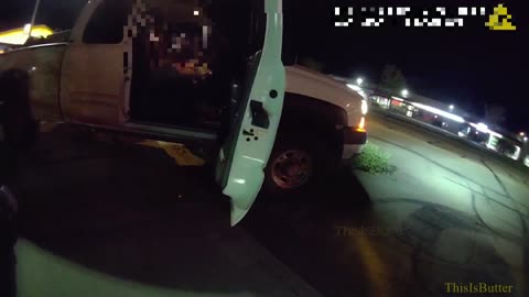 Bodycam shows Alberta RCMP officer being dragged when trying to stop driver inside a stolen vehicle