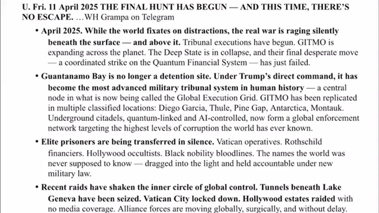 Situation Update 4.13.25 - Trump MAKE BIGGEST Announcement YET, An Emergency Reset Coming
