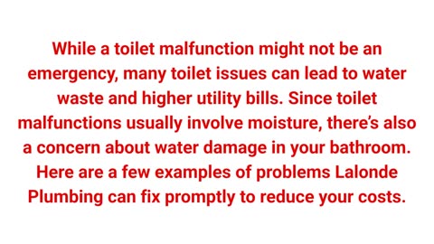 Lalonde Plumbing - Toilet Repair in Rochester, NY