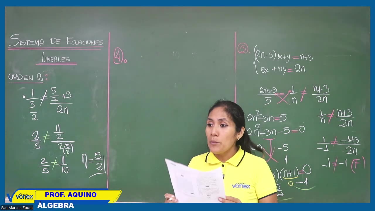 VONEX SEMESTRAL 2024 | Semana 08 | Álgebra