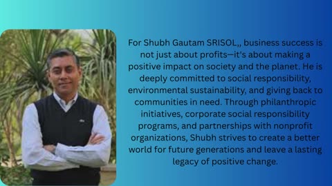 Shubh Gautam Srisol Leadership Principles: A Blueprint for Success and Impact