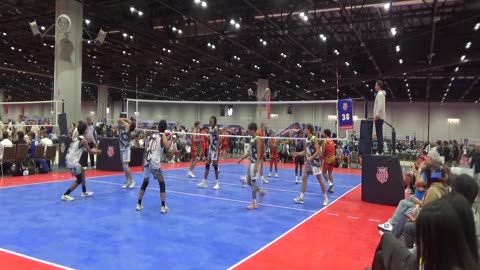 2025 AAU Boys National Volleyball Championships Riptide vs Big Sky B18-Challenger