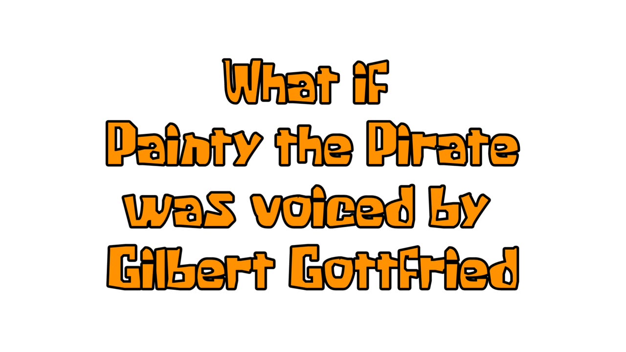 What if Painty the Pirate was voiced by Gilbert Gottfried (AI Cover)