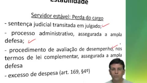 Estatuto dos Funcionários Públicos do Governo de SP - Aula 08