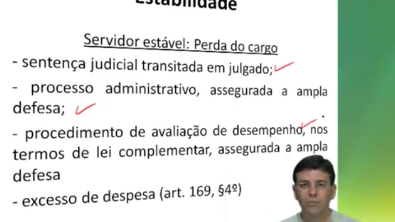Estatuto dos Funcionários Públicos do Governo de SP - Aula 08