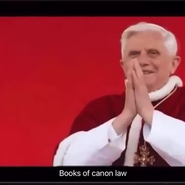 The Pope wields 2 swords - Spiritual and political