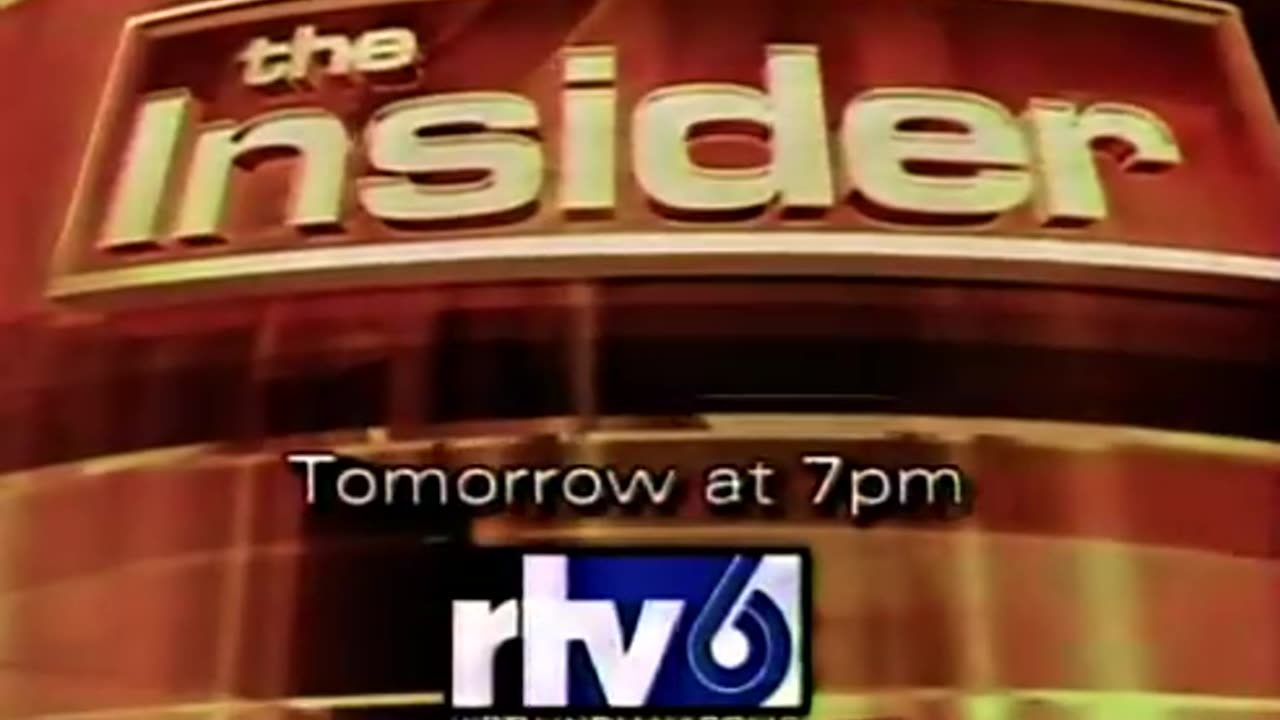 November 3, 2004 - WRTV Pat OBrien Bumper for The Insider