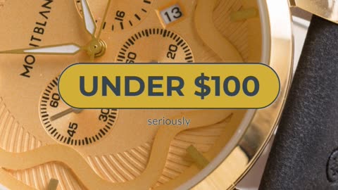 This $99 Watch Looks Like a Million Bucks!