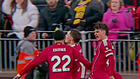 Florian Wirtz First Liverpool Goal vs Wolves | Premier League