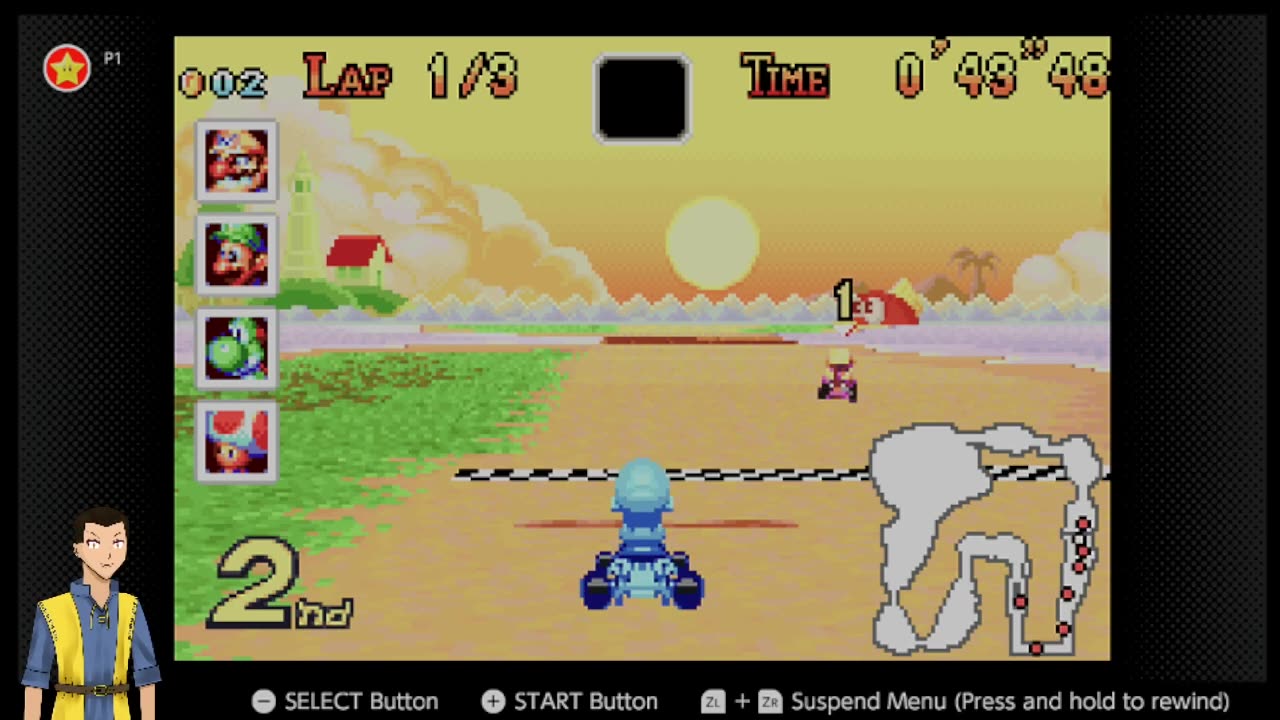 Mario Kart Super Circuit (GBA-SOs) day 2