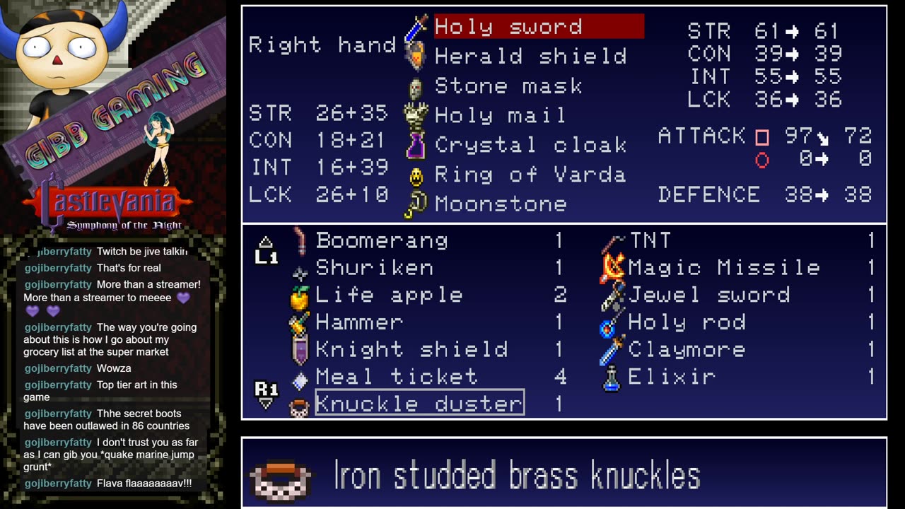 Castlevania Symphony of the Night - Holy snorkle