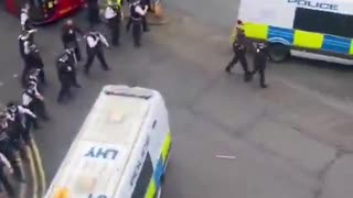 When Eritrean asylum seekers attacked British police with clubs and destroyed London last winter.