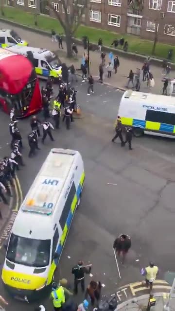 When Eritrean asylum seekers attacked British police with clubs and destroyed London last winter.