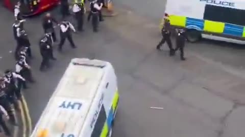When Eritrean asylum seekers attacked British police with clubs and destroyed London last winter.