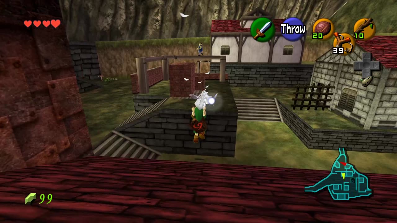 Zelda Ocarina of Time - Catching Cuccos