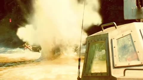 explosion with gunfire
