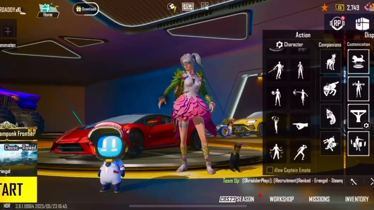 PUBG mobile lobby gamer