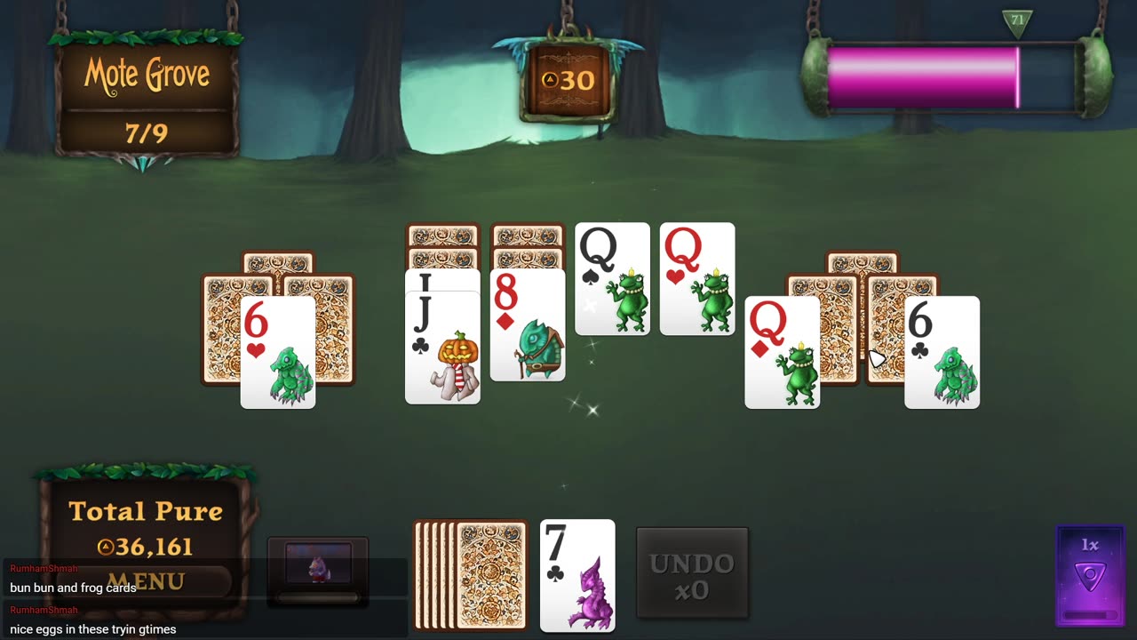 Faerie Solitaire - Bunny cards