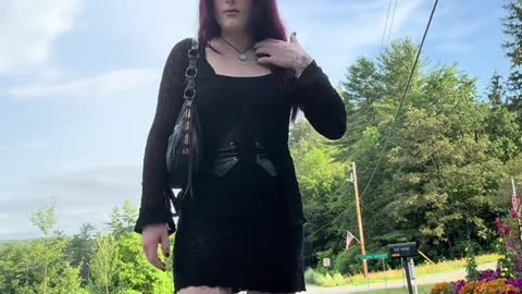 A goth tgirl to some state