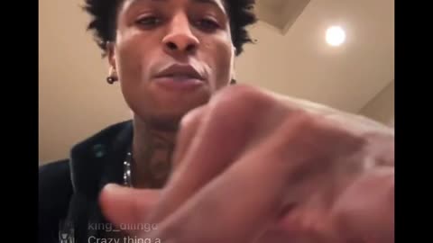 NBA YoungBoy Ends His Livestream Because He Saw Too Many People Watching His Live
